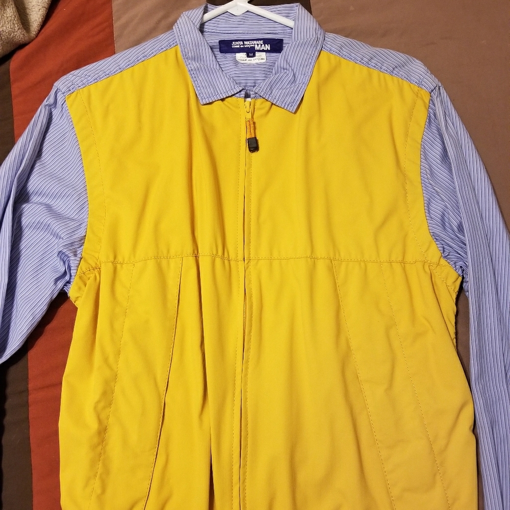 Comme des Garcons mens long sleeve zip up